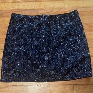 Detailed Sequins Skirt